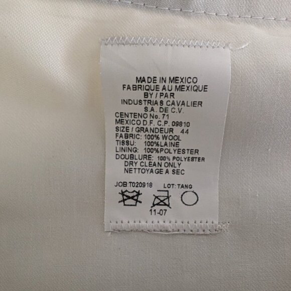 Claiborne 100% wool men's dress pants - Tan 44 - Picture 4 of 6